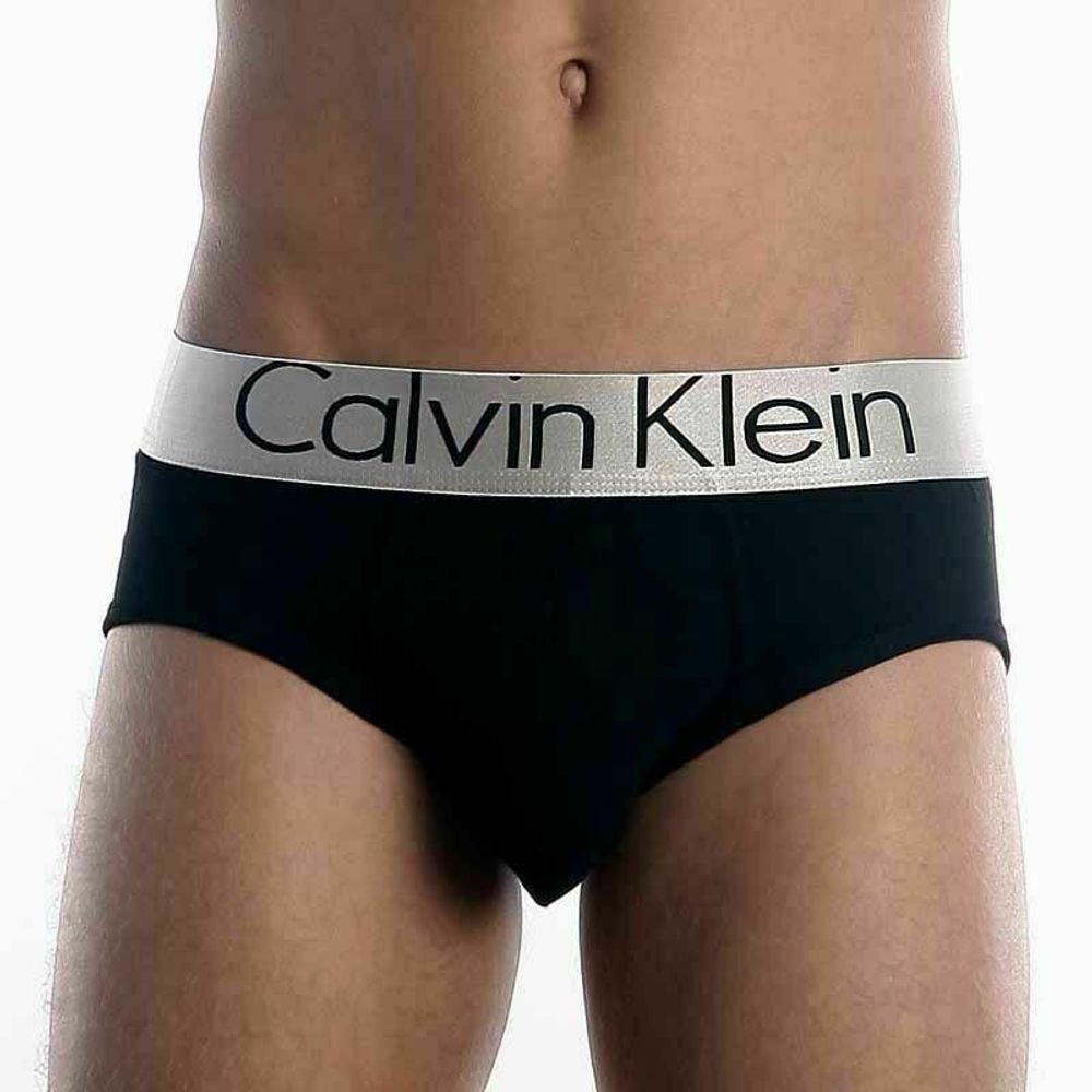 Мужские трусы брифы Calvin Klein Brief Steel Black