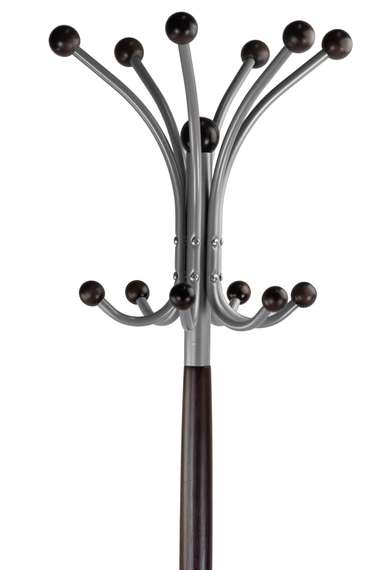 Вешалка напольная Д 1 металлик/ венге