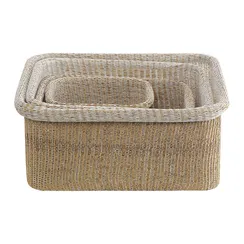 Набор из 4 корзин для хранения sustainable collection, бежевый