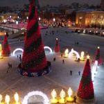 Умная уличная гирлянда «3D» на елку от 4 до 30 м