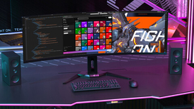 Gigabyte показала монитор AORUS C049DQ Curved QD-OLED — 49-дюймовый вогнутый гигант с ИИ