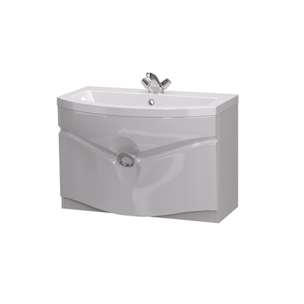 Тумба с раковиной AIMA Cloud 80 White