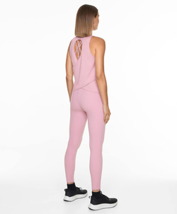 Oysho Футболка комфортлюкс с перекрестной спиной, розовый