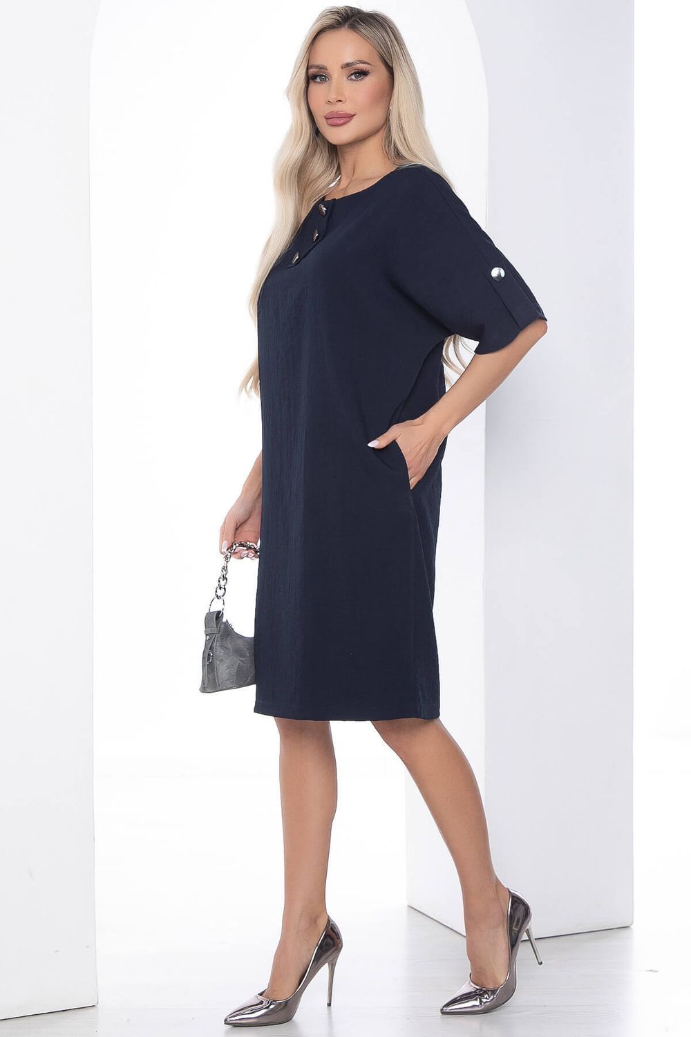 Платье Кайла люкс (синее) П10102 LT Collection