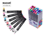 Набор маркеров для скетчинга двусторонние,24цв, Flowers colors FANTASIA(Mazari)