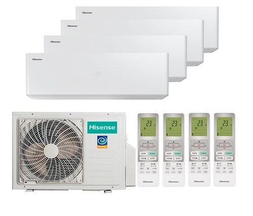 Мульти-сплит система Hisense на 4 комнаты (25+25+25+25)VISION PRO SUPERIOR