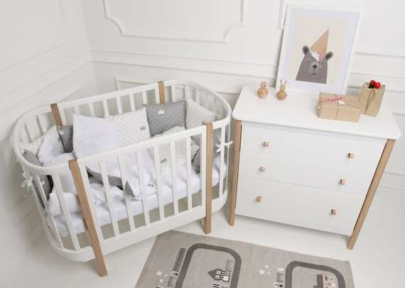 Кроватка Classic (белый)