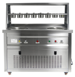 Фризер для жареного мороженого Foodatlas KCB-2Y (контейнеры, стол для топпингов, 2 компрессора)