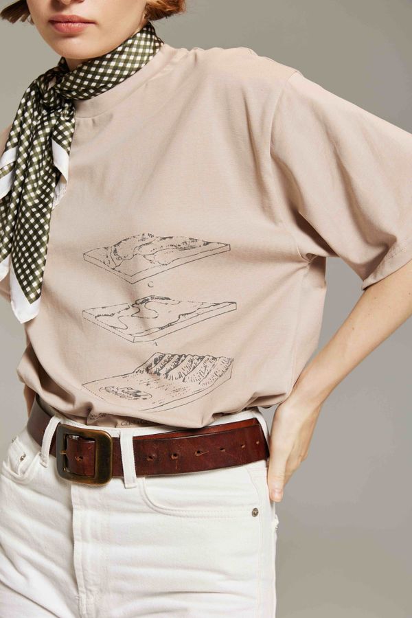 Футболка Diagram Какао - фото 4