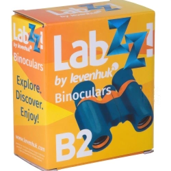 Бинокль Levenhuk LabZZ B2 - упаковка с изображением и логотипом