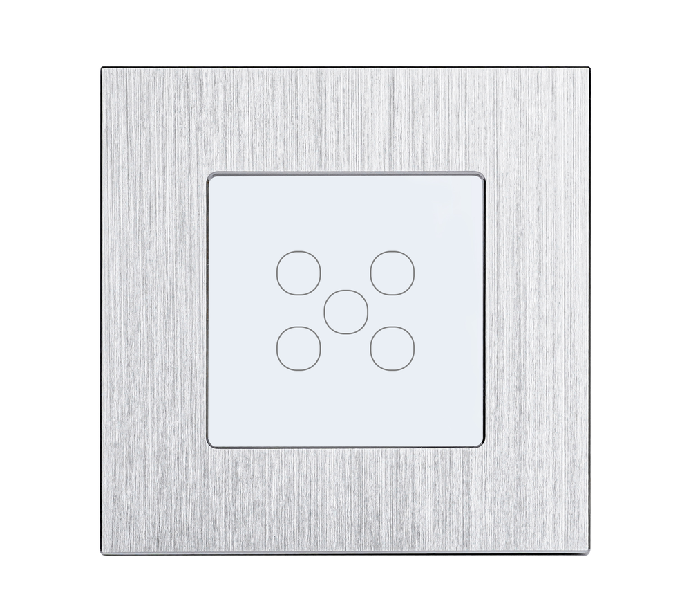 Стеклянная панель для рамки 5KL-WT 47*47мм БЕЛЫЙ