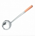 Половник с деревянной ручкой 250 мл, нержавейка, d 10 см, P.L. Proff Cuisine