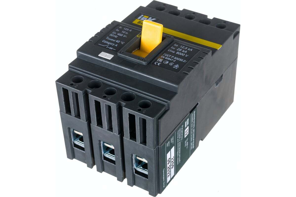 Выключатель автоматический ВА88-32 3Р 125А 25кА IEK