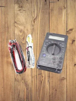 Портативный цифровой токоизмерительный (тестер электрический) мультиметр DT 838 с функцией прозвонки цепи