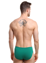 Хлопковые мужские трусы-слипы (Размер: M) (Цвет: темно-синий)