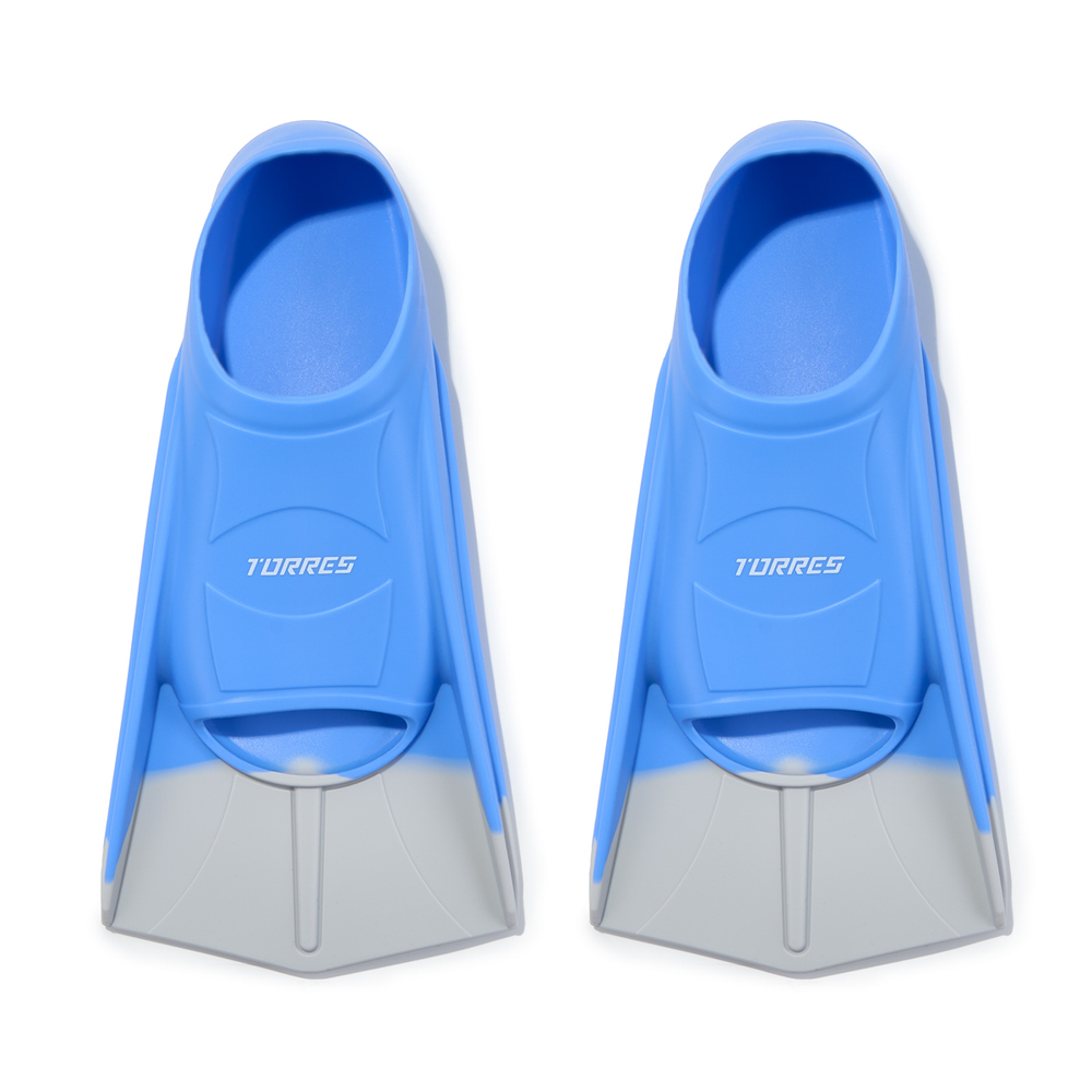 Ласты для бассейна TORRES F01, SWF012406BL, р. EU 42-44 (XL), сине-серые