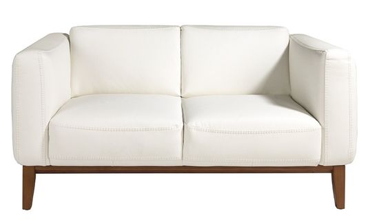 Диван 2-х местный 6118/5353-2P-M9715 Angel Cerda кожаный цвет белый