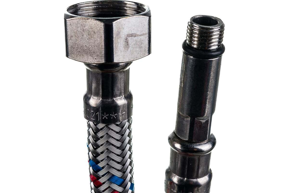 ПОДВОДКА ГИБКАЯ АКВАТЕХНИК 50 CM 1 ШТ Г 1/2 М10Х35 (СТАЛЬНОЙ НИППЕЛЬ) 1500200021