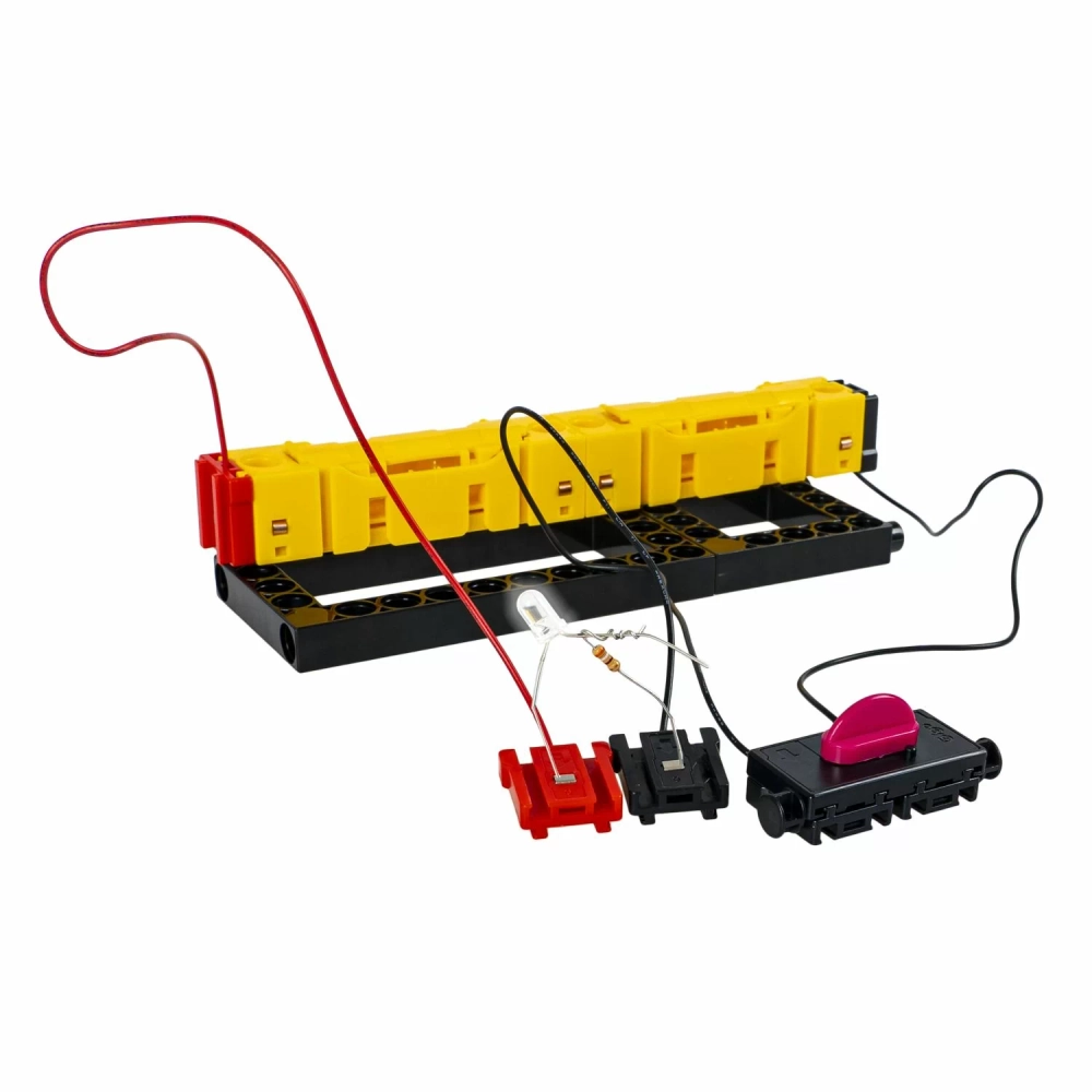 Простые электрические цепи 64 дет.,20 экспериментов