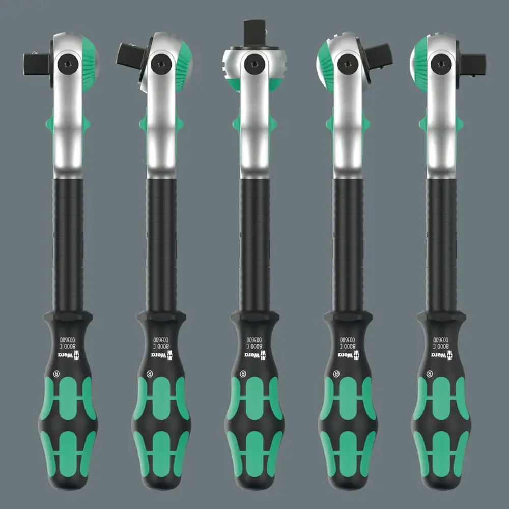 Набор с трещоткой Zyklop Speed, 1/2" WERA 05003647001