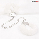 Белые меховые оковы на сцепке с ключиками Bior Toys Notabu NTB-80675