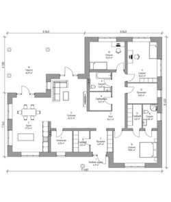 Проект Дома Хай-тек 196 кв. м К-49