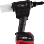 Клепальник MIGHTY SEVEN DR-102A1 аккумуляторный 2,4-6,4 мм, 18 В, 3 пр, кейс