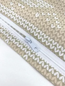 Наволочка комплект 2шт перкаль Сказка "Скандинавия" 45х45 см на молнии