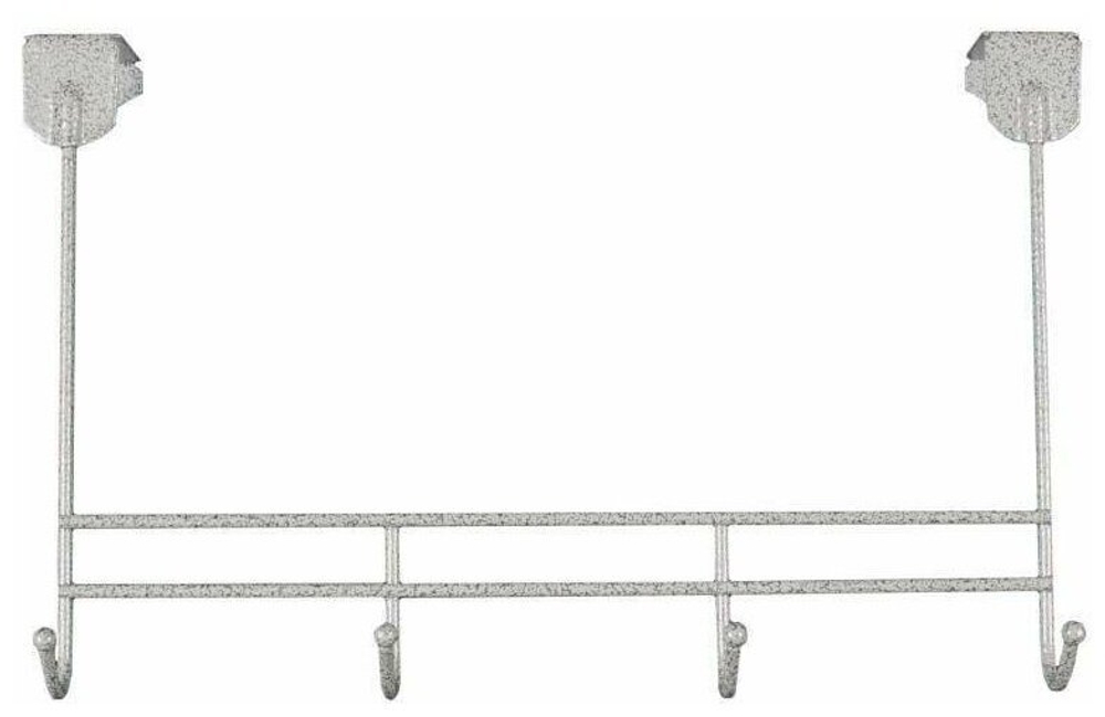 ВЕШАЛКА НАДВЕРНАЯ ЗМИ НОТА 4 БЕЛОЕ СЕРЕБРО ВНД 309 БС