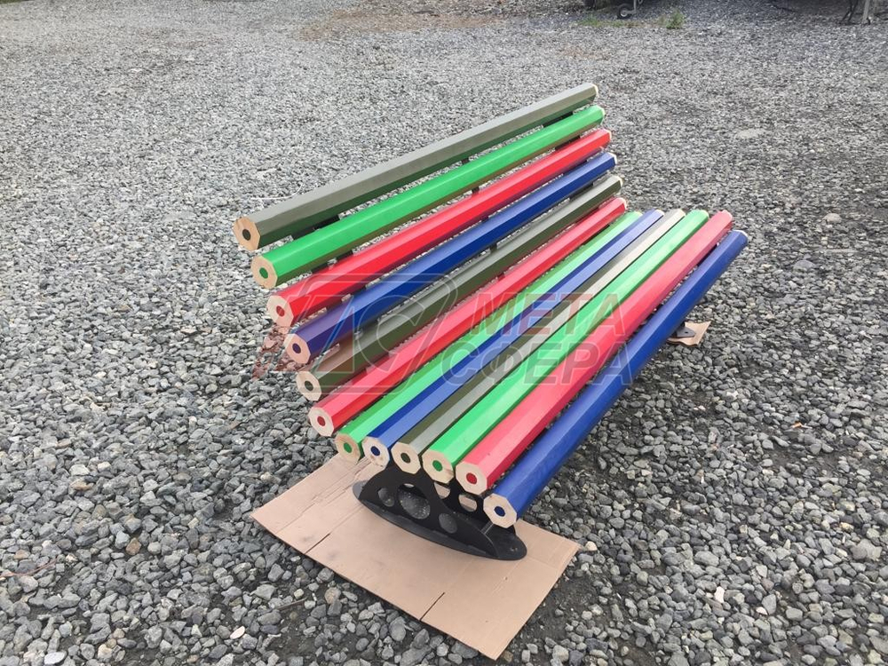 Скамейка Карандаши