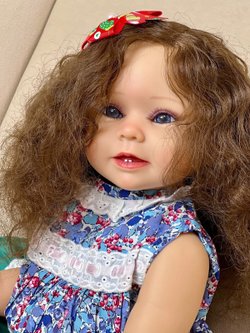 Кукла Реборн мягконабивная 55см в пакете (FA-306)