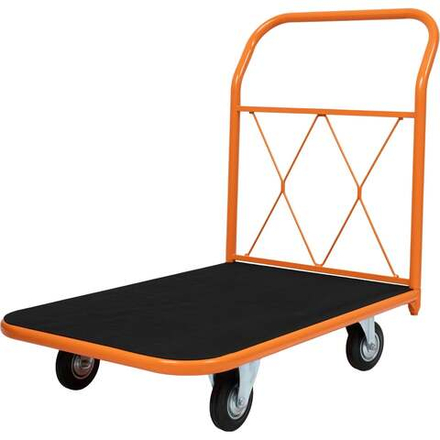 Тележка платформенная с резиновым покрытием 600х900 D125мм Gigant ТПР-001