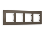 AF250634 Рамка ALFA Qubi (Темная бронза матовый) 4-ая
