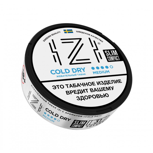 Жевательный табак "IZI SLIM COMPACT" COLD DRY (М)