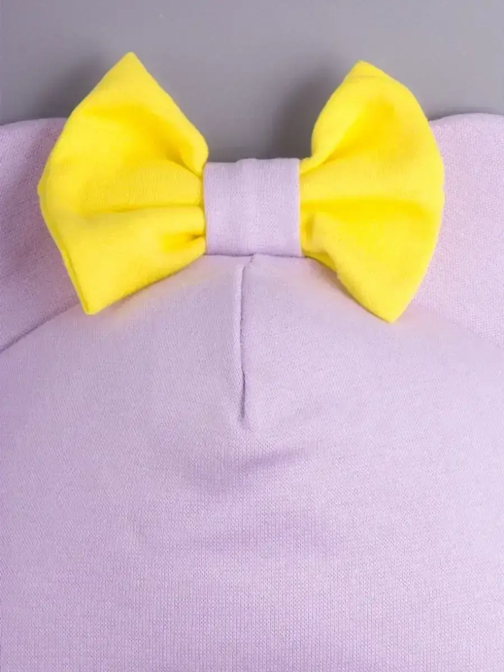 Шапка для девочек с ушками и снуд на осень