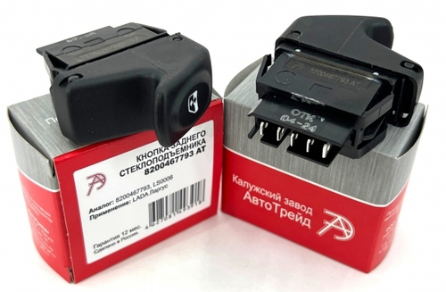 Кнопка стеклоподъем. /Renault Logan Duster, Lada Largus/ задн. (АвтоТрейд)