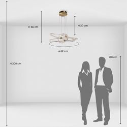 Подвесной светильник De City Мадлен 64 424017201