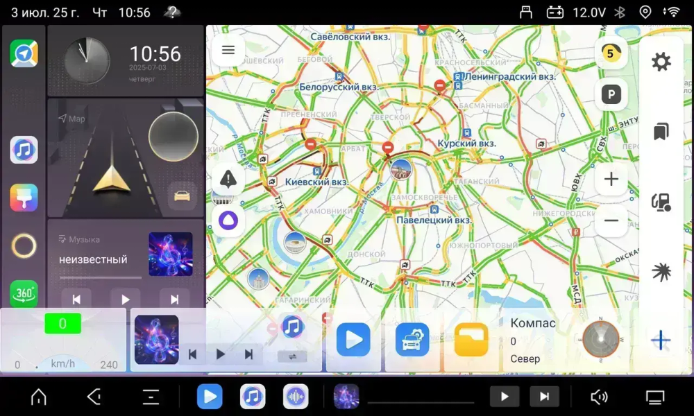 Магнитола для Jeep Grand Cherokee 2004-2007 - Carmedia SF-9253 (кнопки и крутилки) Android 13, TS20, 6+128Гб, CarPlay, 4G SIM-слот