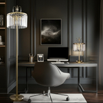 Citilux Инга CL335943 Торшер хрустальный Бронза