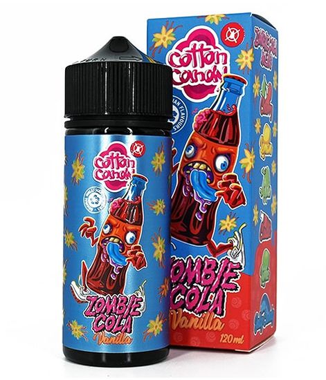 Жидкость Cotton Candy ZOMBIE COLA (120 мл, 0 мг) Vanilla