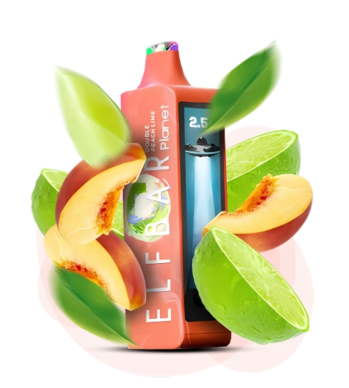 Elf Bar Planet 25000 - Double Peach Lime (5% nic)