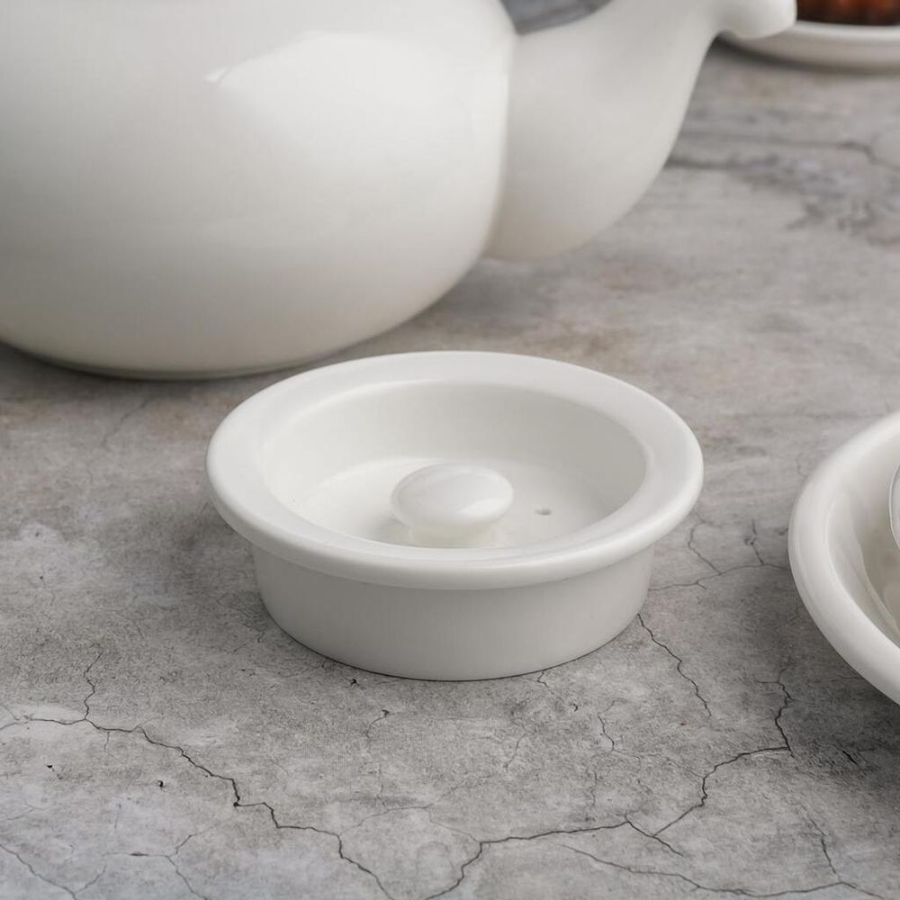 Чайник 850 мл d 15,5 см h9,5 см белый фарфор NEW P.L. Proff Cuisine [1]