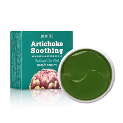 Патчи для глаз противоотечные с артишоком PETITFEE Artichoke Soothing Hydrogel Eye Mask (60шт)