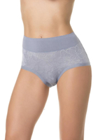 Трусы с высокой линией талии из деликатного бамбукового полотна (Размер: XL) (Цвет: грязно-розовый)