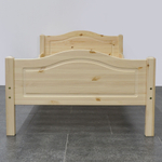 Кровать, 90х200, Рита, односпальная, детская и взрослая, деревянная, с основанием, лак, Dipriz