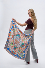 Платок «Шедевры русских эмальеров»