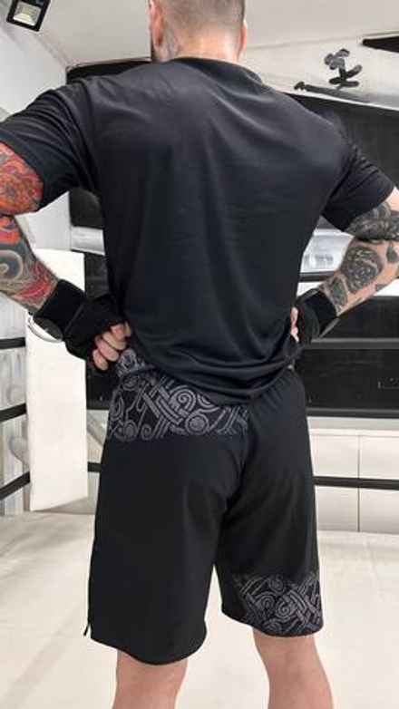 Шорты для MMA LEGENDA Варяги черные