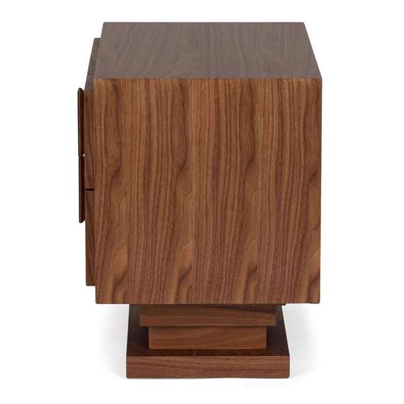 Прикроватная тумба Alpi 60х41 см, шпон ореха