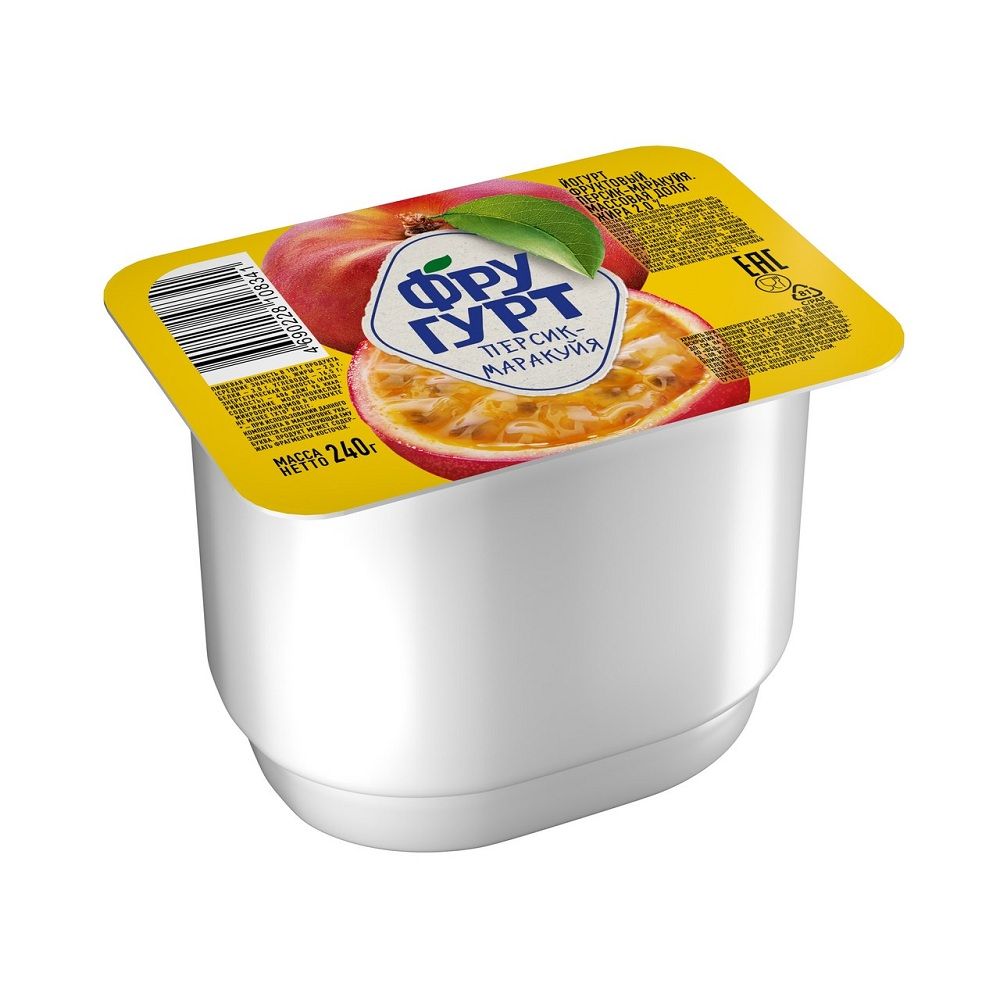 ФруГурт Персик-Маракуйя 2% 240гр