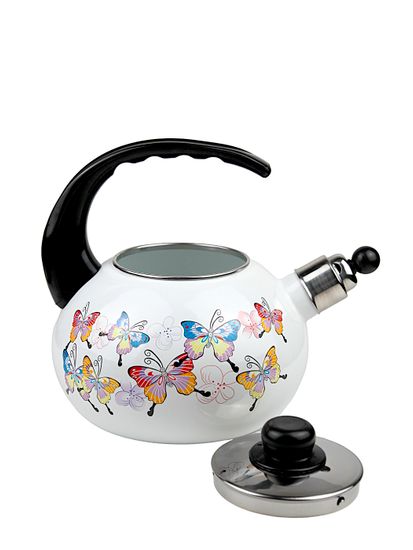 Чайник 2,5 л. эмалированный со свистком Kamille KM 1035